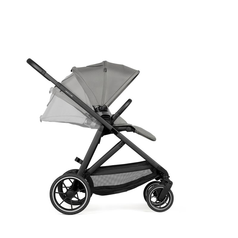 Poussette double Grow N Care Dark Grey Hauck avec assise inclinable