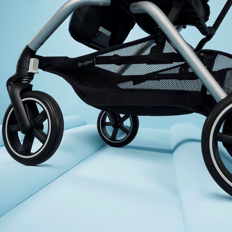 Poussette compacte Eezy S Twist+2 BLK Lava Grey Cybex panier
