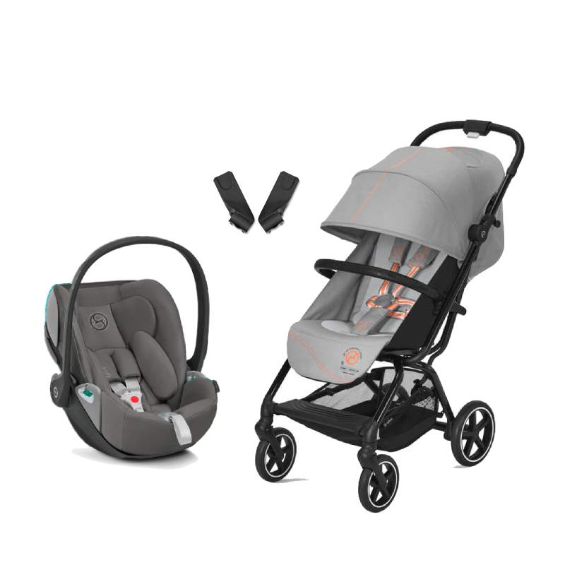 Pack duo poussette Eezy S+ 2 + siège-auto Cloud Z2 i-Size Cybex