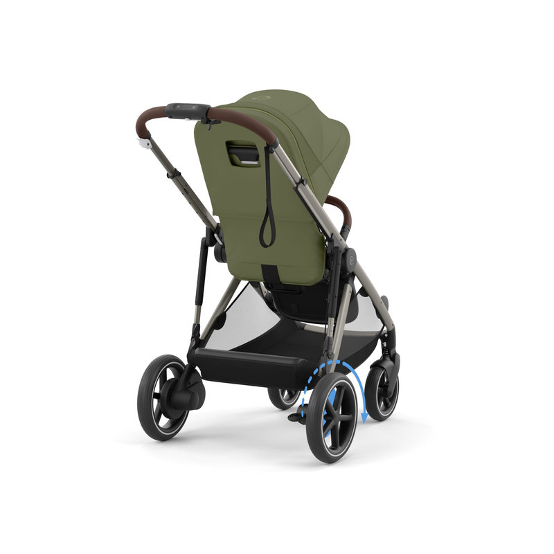Poussette eGazelle S Cybex derrière