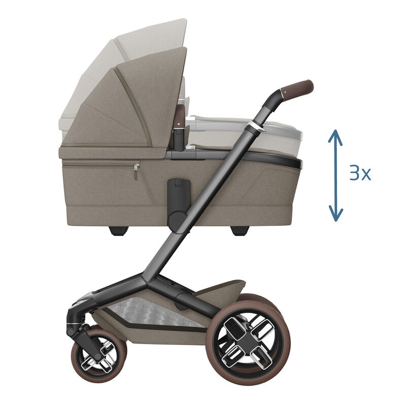 Nacelle Fame Twillic MAXI COSI surelever Truffle