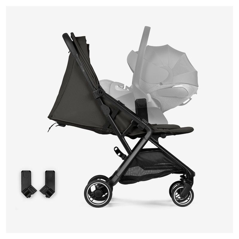 Poussette Fly N Care Black Hauck côté