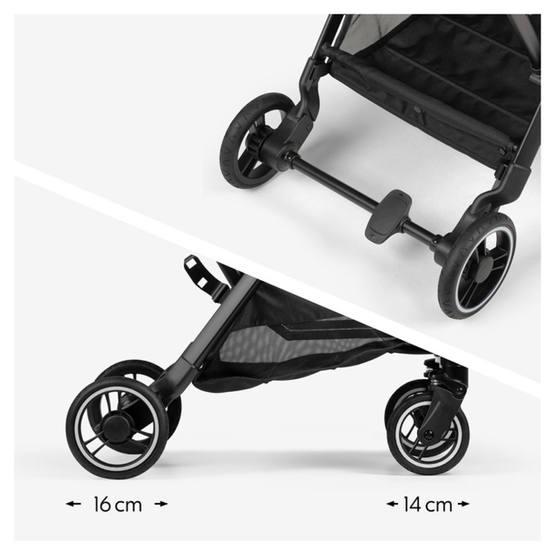 Poussette Fly N Care Black Hauck roues