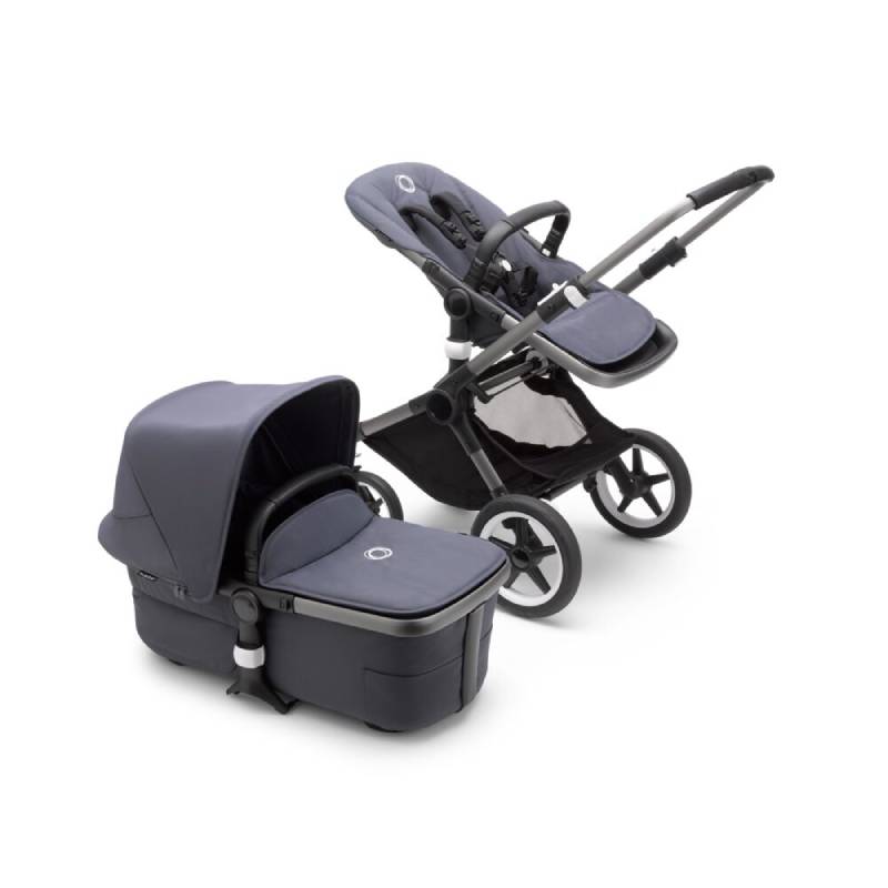 Poussette Fox 3 complète Graphite / Bleu tonnerre Configuration