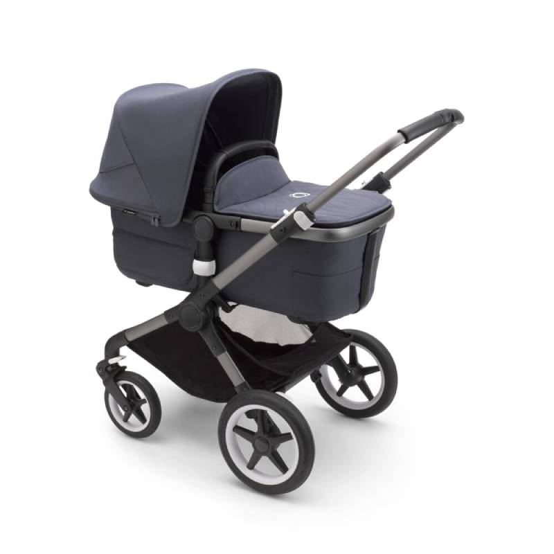 Poussette Fox 3 complète Graphite / Bleu tonnerre Nacelle