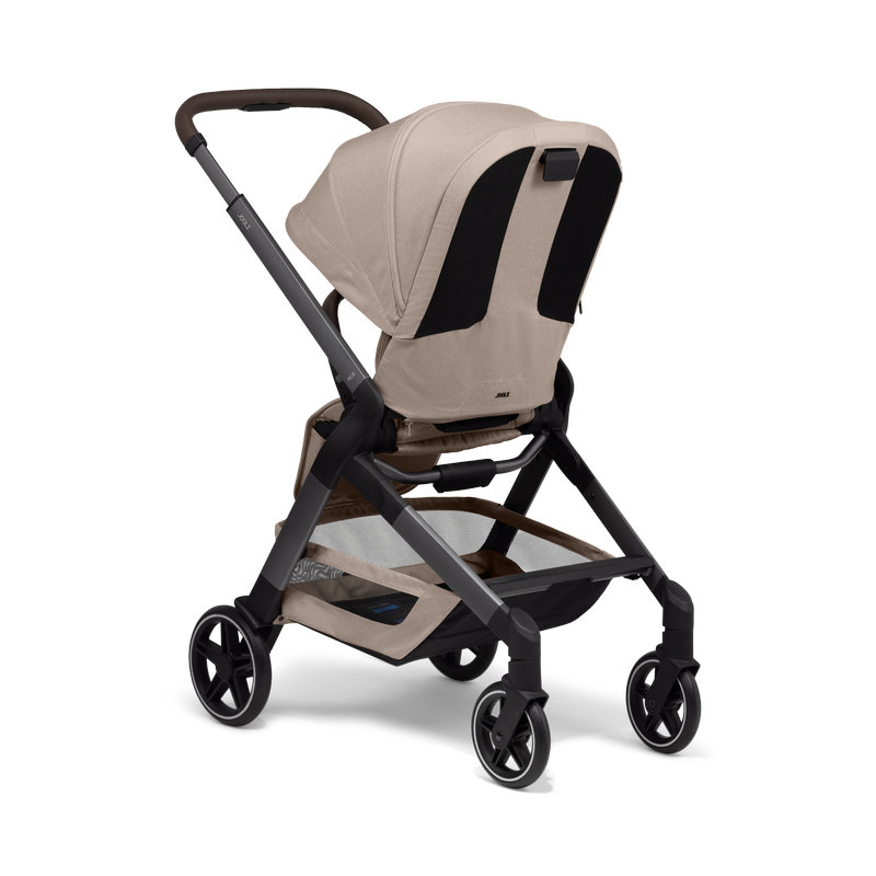 Poussette Joolz Hub2 Sandy Taupe Joolz côté dos 