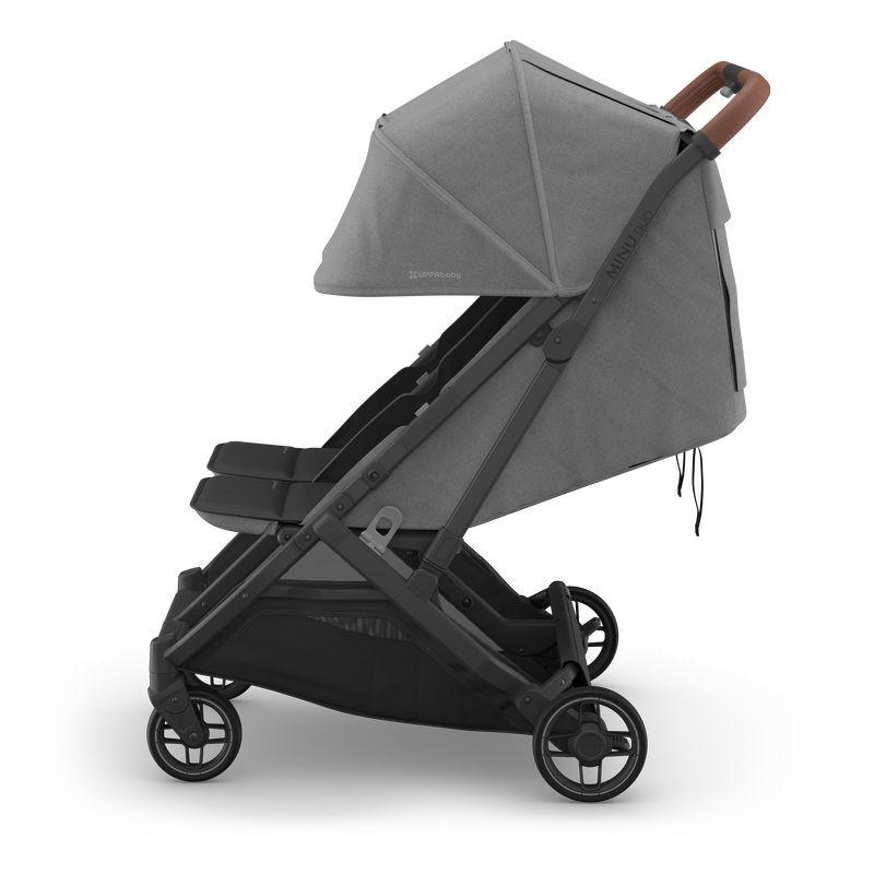 Poussette Minu Duo Greyson UPPABABY de côté avec assise inclinée