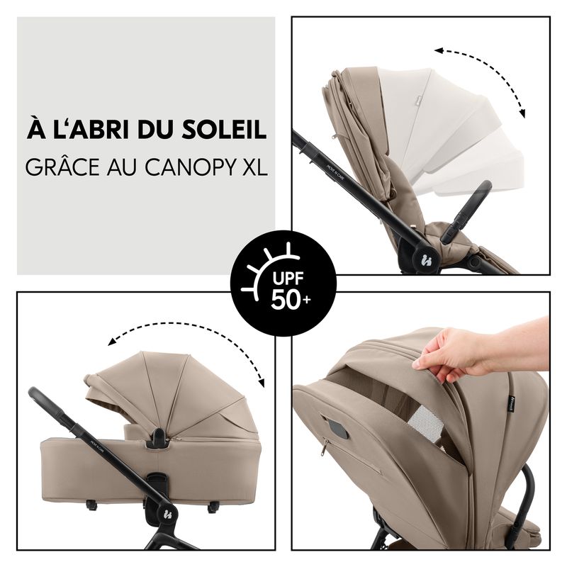 Pack Poussette Move N Care et Nacelle Hauck canopy