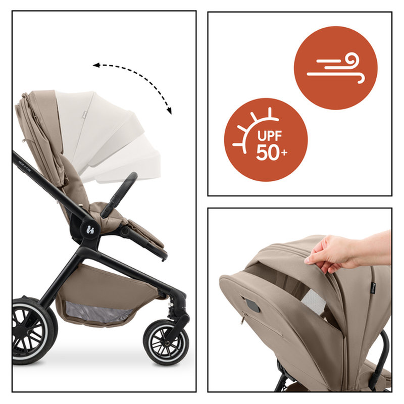Poussette Move N Care Mocha Hauck capote