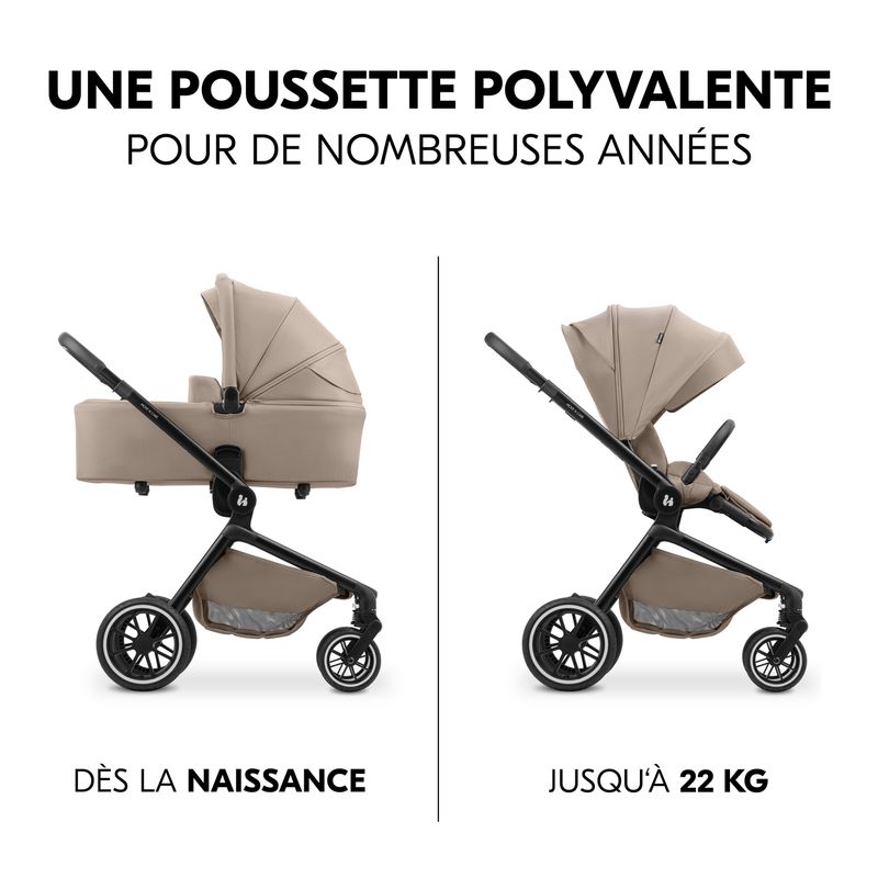 Pack Poussette Move N Care et Nacelle Hauck poussette évolutive