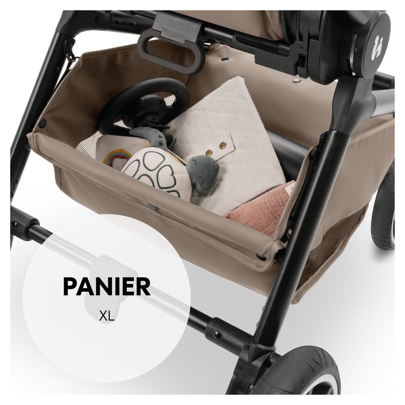 Pack Poussette Move N Care et Nacelle Hauck panier