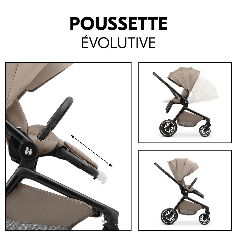Pack Poussette Move N Care et Nacelle Hauck siège