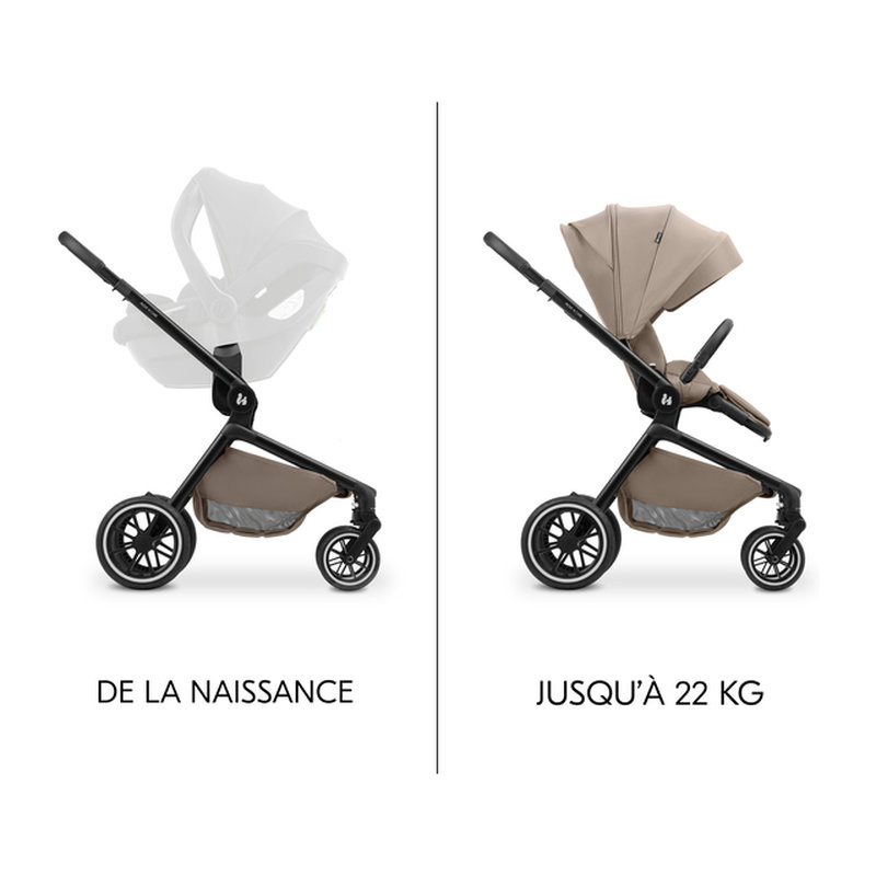 Poussette Move N Care Mocha Hauck âge et poids
