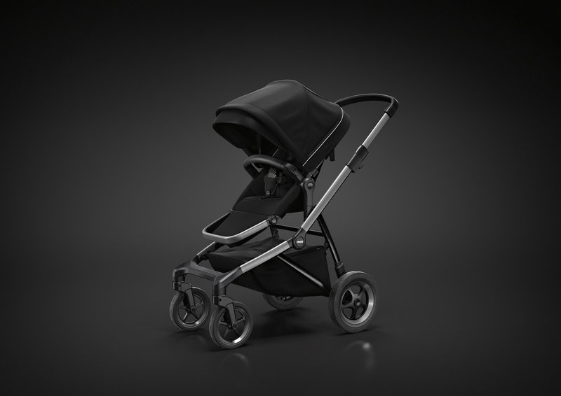 Poussette Sleek Thule fond noir 