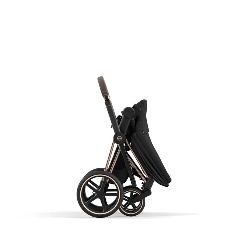 Pack poussette Priam 4 + Nacelle Luxe Cybex pliée