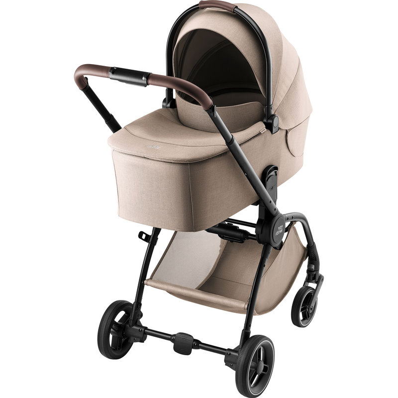 Pack duo Poussette Rio et Nacelle Style Britax Romer nacelle côté 