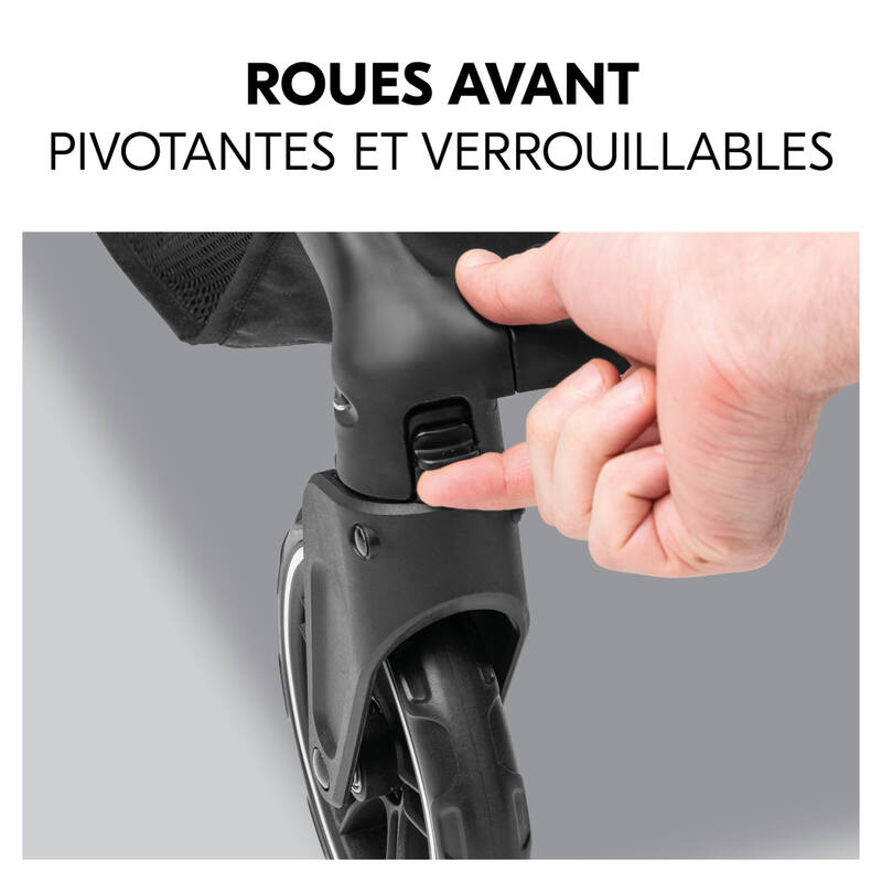 Poussette Shop N Care Hauck roues
