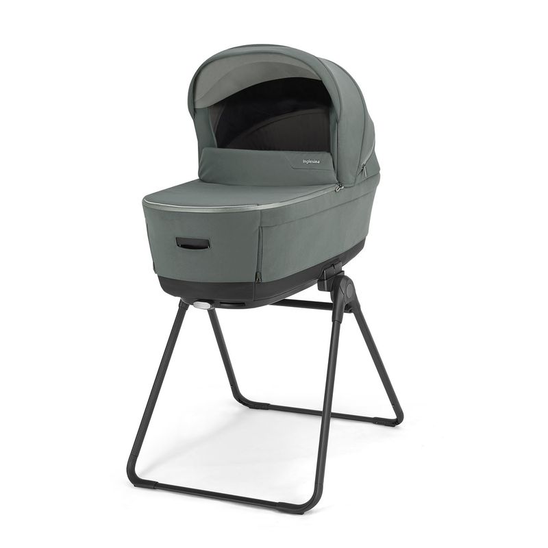Poussette Système Duo Electa Studio Grey - Iron Black 2026 Inglesina nacelle sur support