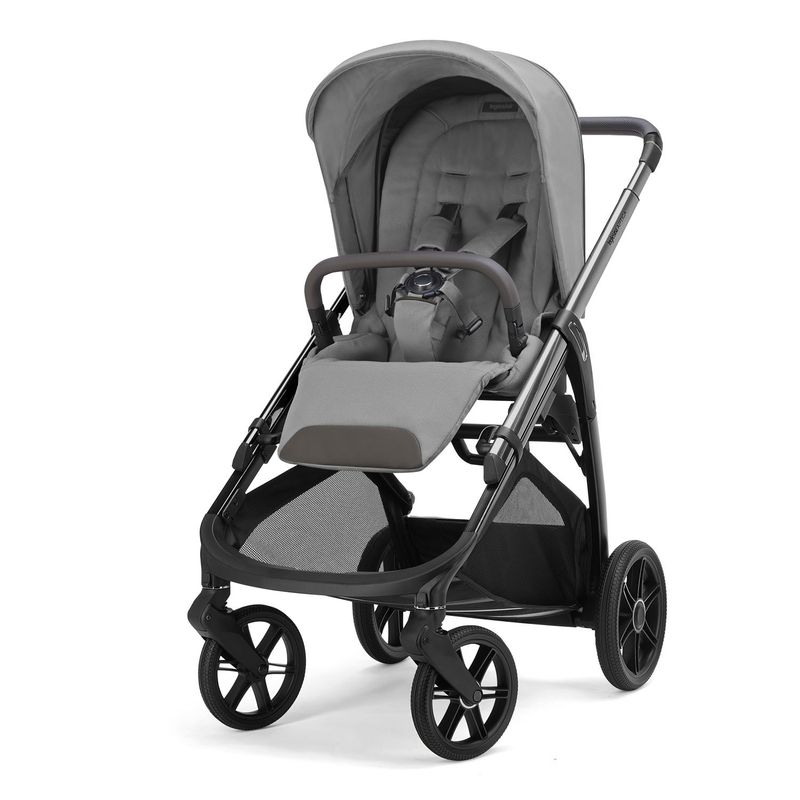 Poussette Système Duo Aptica Crystal Grey - Litio Black 2026 Inglesina poussette avec assise