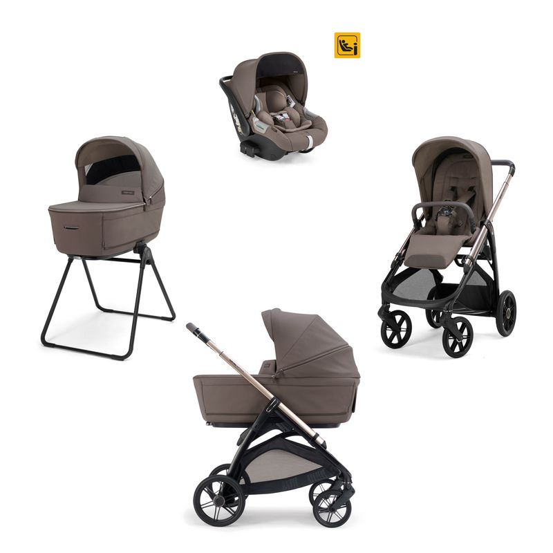 Poussette Système Quattro Aptica Darwin Essence Mokka - Palladio Black 2026 Inglesina système complet