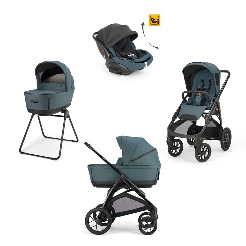 Poussette Système Quattro Aptica XT Darwin Recline Evo Himalaya Blue 2026 Inglesina système complet