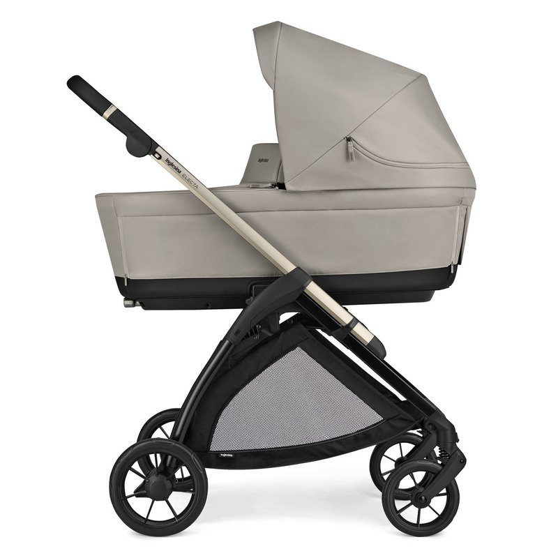 Poussette Système Quattro Electa Darwin Recline Battery Beige - Iridium Black 2025 Inglesina profil