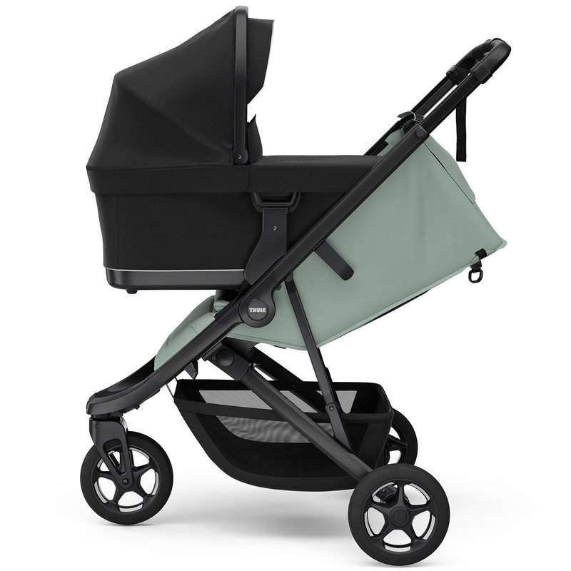 Poussette Thule Spring 2 Mist Green on Black Thule avec nacelle