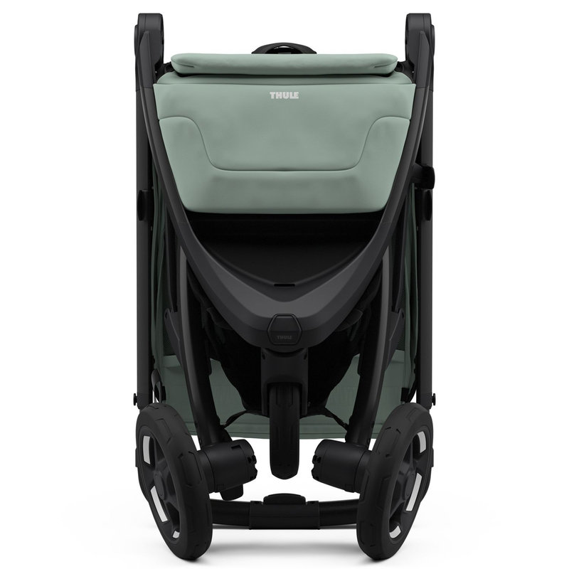 Poussette Thule Spring 2 Mist Green on Black Thule poussette pliée