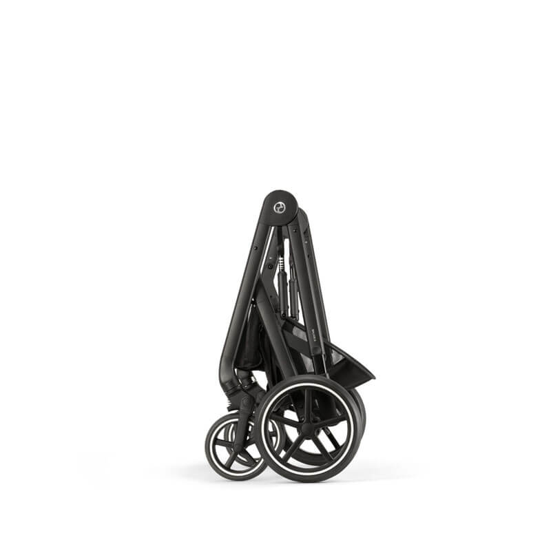 Poussette tout-terrain Balios S 2-en-1 BLK Dove Grey Cybex pliée