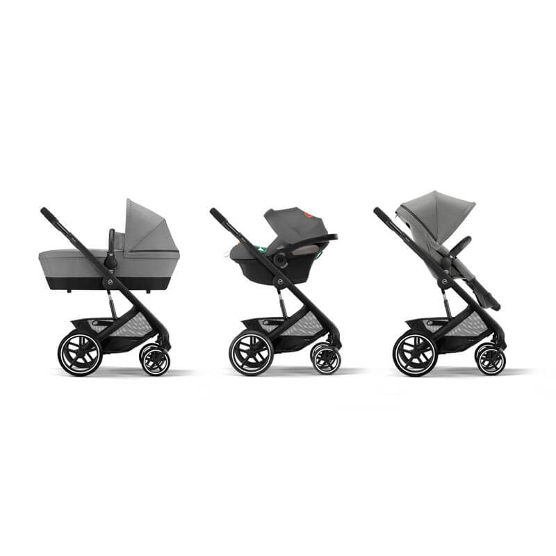 Poussette tout-terrain Balios S 2-en-1 BLK Dove Grey Cybex polyvalente