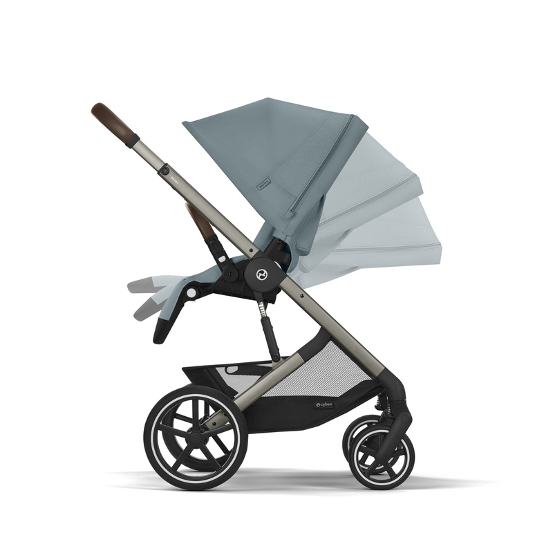 Pack duo Poussette Balios S Lux 2 2024 + siège-auto Cloud G i-Size Cybex inclinaison