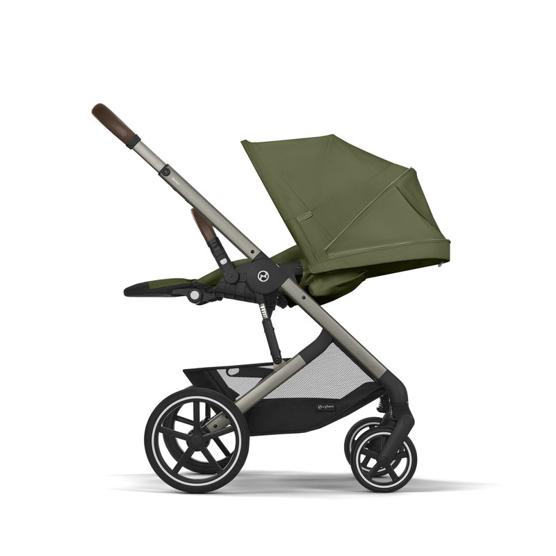 Poussette tout-terrain Balios S Lux 2 2024 TPE / Moss Green Cybex profil 1
