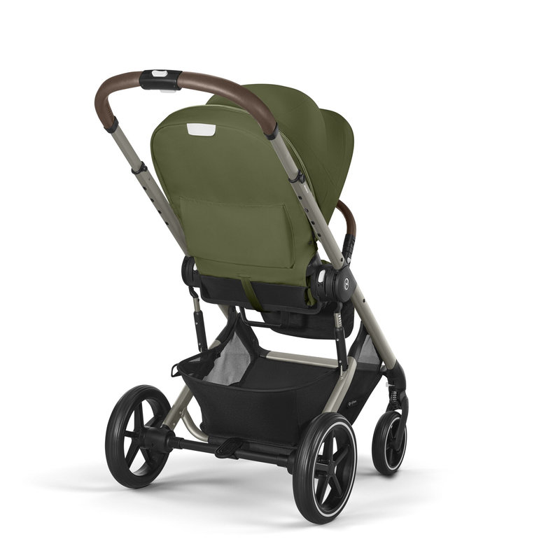 Poussette tout-terrain Balios S Lux 2 2024 TPE / Moss Green Cybex derrière