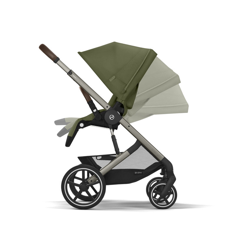 Poussette tout-terrain Balios S Lux 2 2024 TPE / Moss Green Cybex profil 2