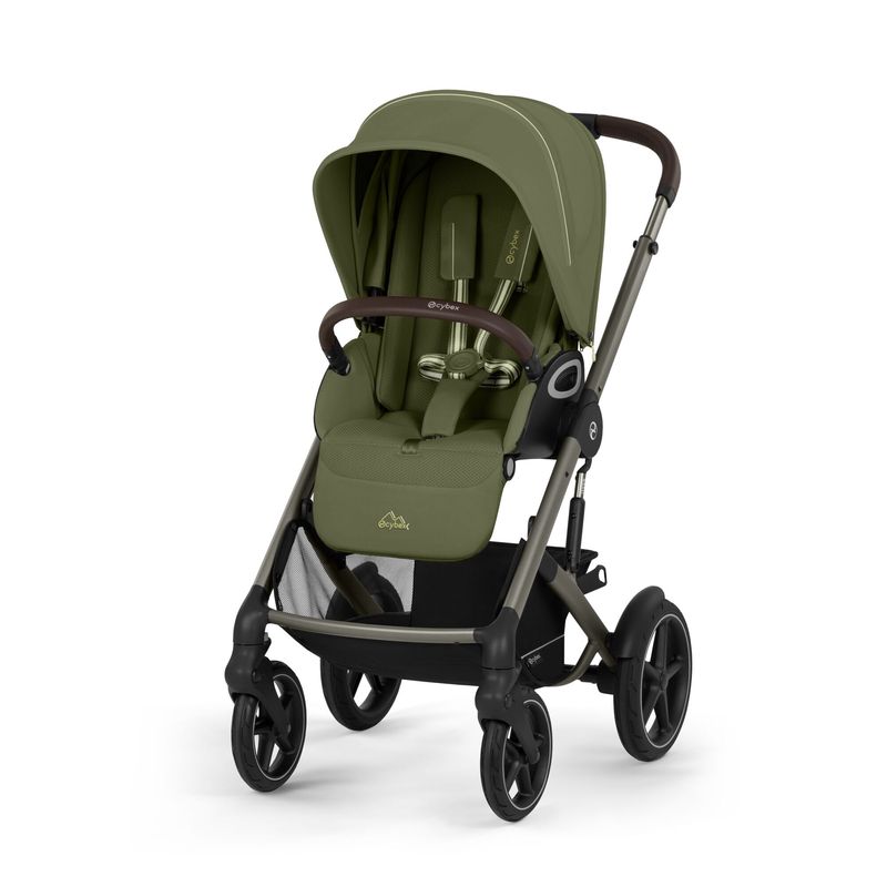Poussette Tout-Terrain Talos S Lux - Moss Green Cybex sans couvre jambes