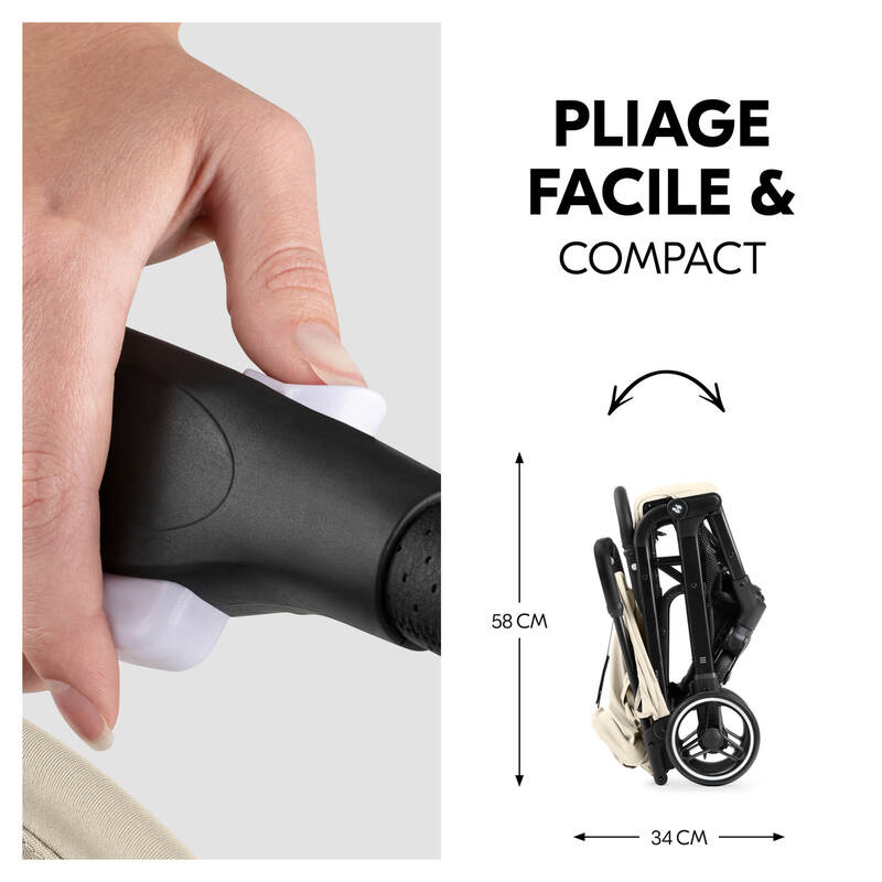Poussette Travel N Care Plus Hauck plier