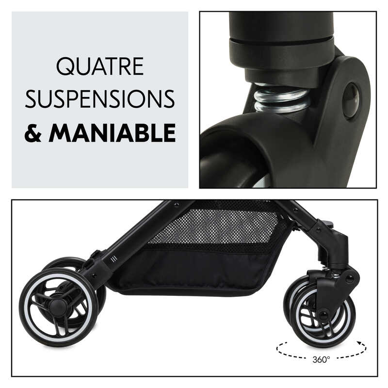 Poussette Travel N Care Simba Hauck suspensions