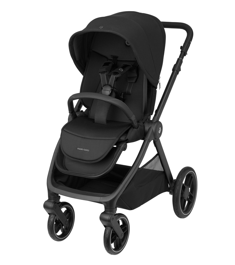Pack poussette Oxford Twillic Black + siège-auto Pebble 360 Essential Black Maxi Cosi poussette