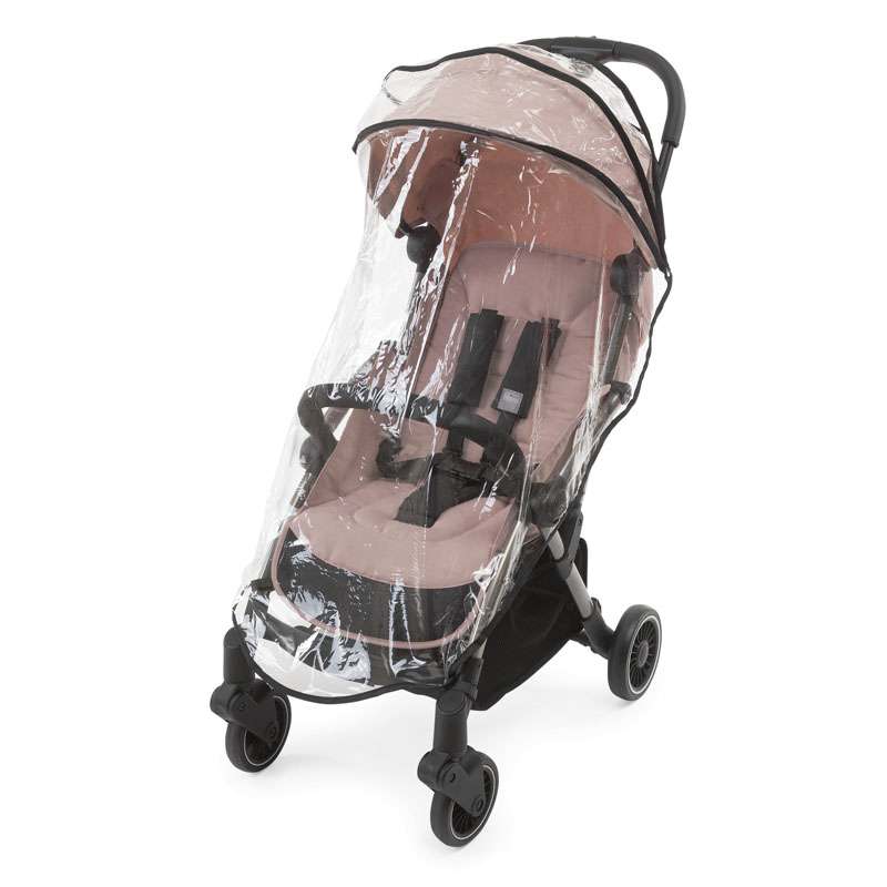 Poussette ultra-compacte Cheerio Blossom Chicco habillage de pluie