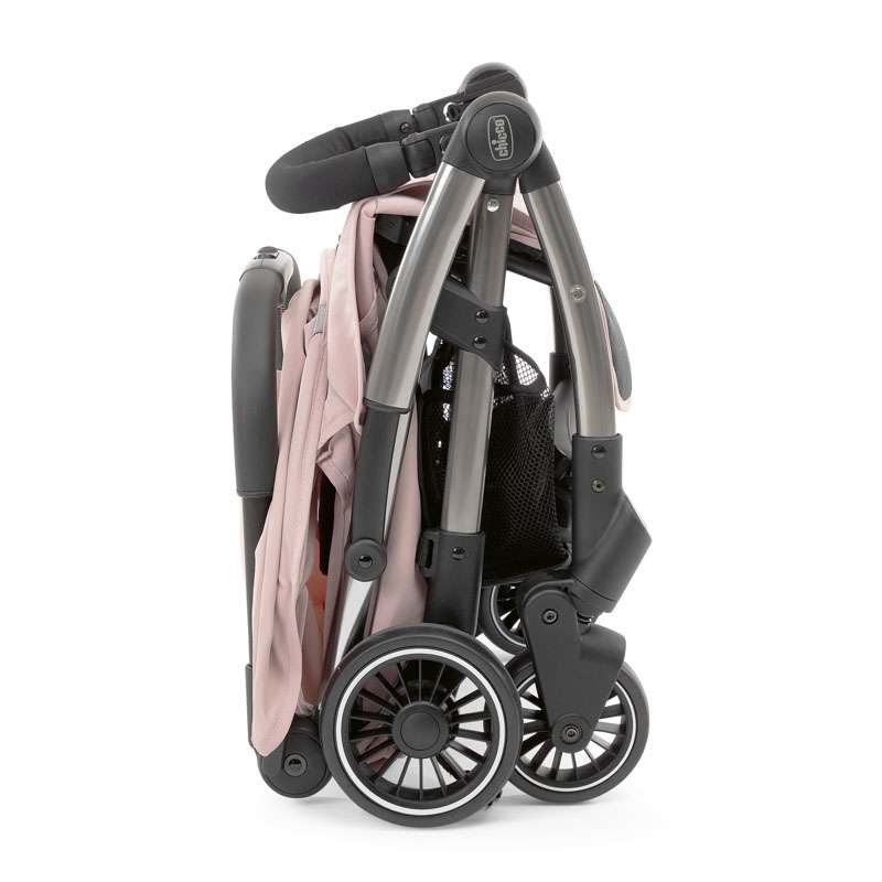 Poussette ultra-compacte Cheerio Blossom Chicco pliée