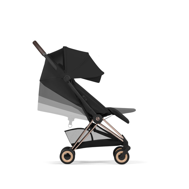 Poussette ultra-compacte Coya Confort 2026 Cybex inclinaisons