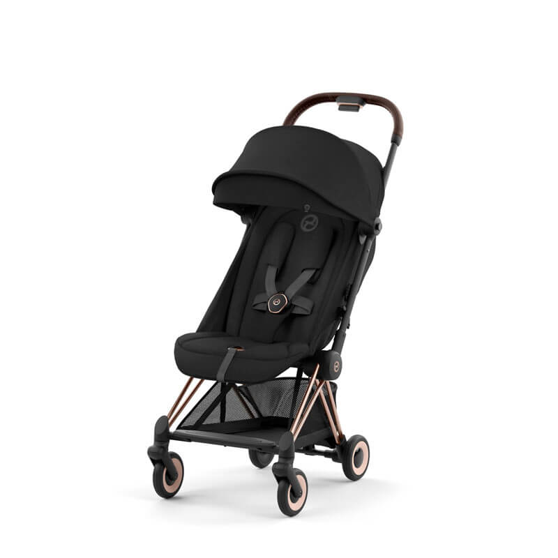 Poussette ultra-compacte Coya Rosegold Sepia Black Cybex