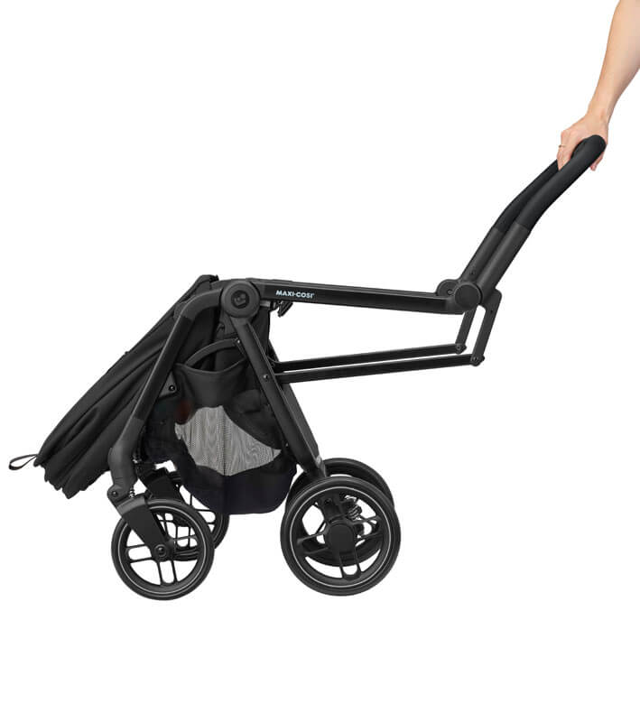 Pack duo poussette Leona 2 + siège-auto Pebble S Maxi Cosi pliage