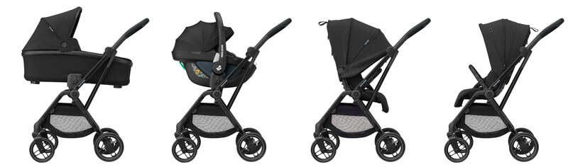 Poussette ultra-compacte Leona 2 Maxi Cosi travel system