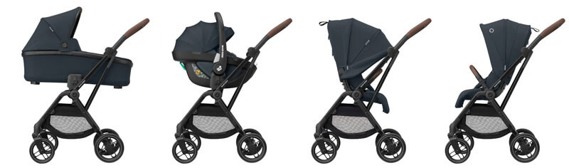 Poussette ultra-compacte Leona 2 Maxi Cosi travel system