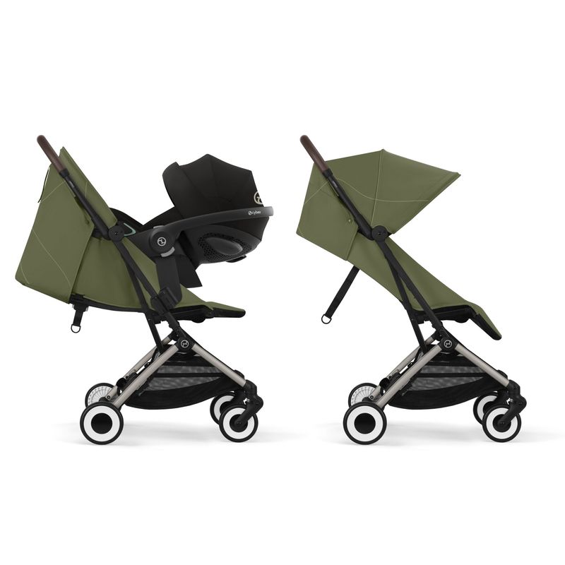 Poussette ultra-compacte Orfeo Cybex cosy sur la poussette