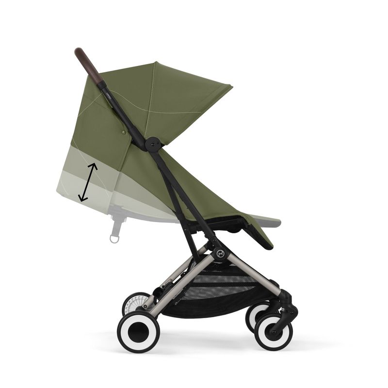 Poussette ultra-compacte Orfeo Cybex inclinaison