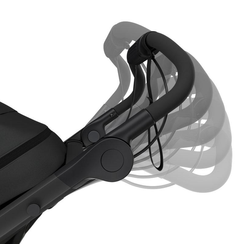 Poussette Urban Glide 4-Wheel Black THULE guidon réglable