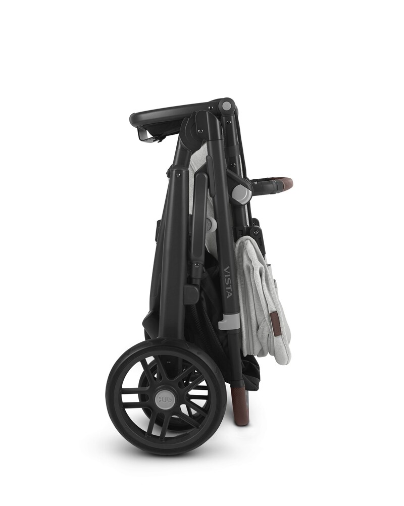 Poussette Vista avec nacelle V2 Anthony Uppababy pliee