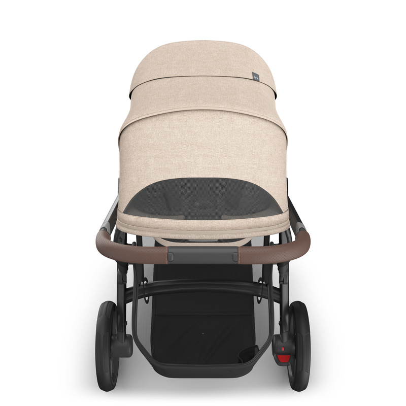 Poussette Vista V3 avec nacelle Uppababy dessus
